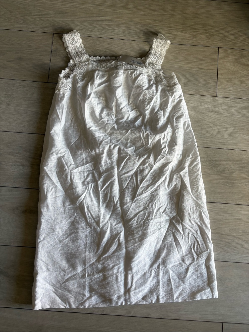 a new day White Crochet-Trim Dress Target